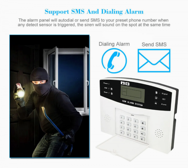 Alarma. GSM. Llamado y mensaje - Imagen 2